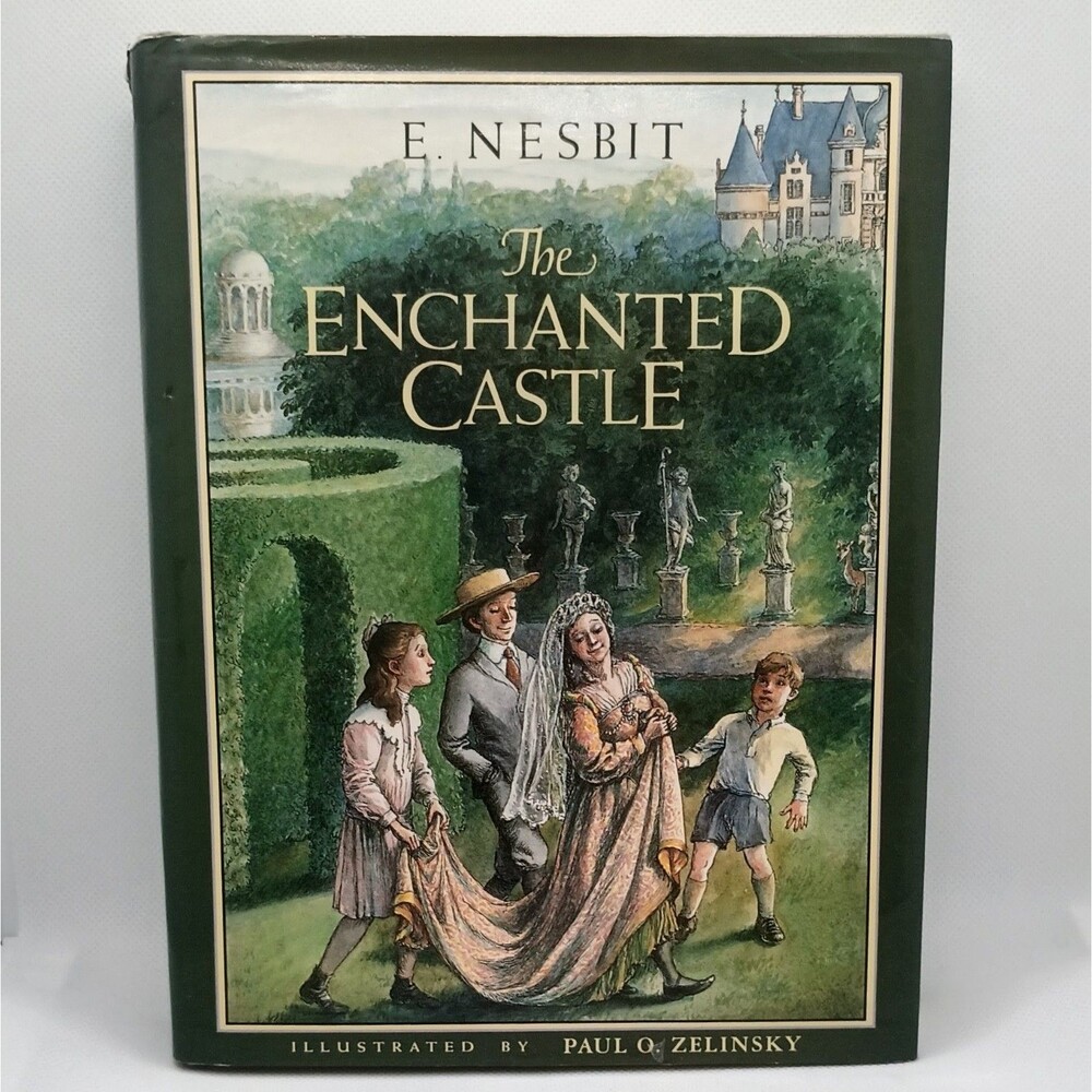 The Enchanted Castle - Hardcover By Edith Nesbit - 1992 HB DJ Color Illustration